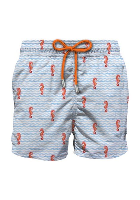 Costume uomo Comfort Light MC2 Saint Barth 03638H Azzurro cavalluccio marino elastico in vita retina MC2 SAINT BARTH | Costume | COMFORTLIGHT03638H30